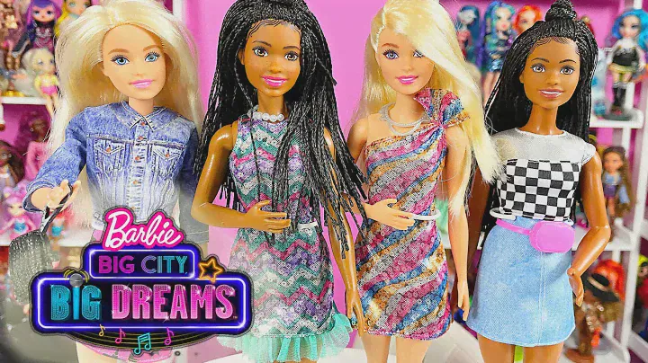 Barbie Big City Dreams Dolls Sing and Light Up - First Black Barbie named Barbie