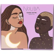 NoUBA Подарочный набор SHINE ON ME kit RED 7 Супер-объемная тушь 9 мл+ Устойчивая помада для губ 6 мл+ Хайлайтер для лица и тела 30 мл