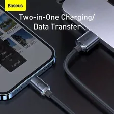 Кабель USB BASEUS Crystal Shine Series Fast Charging, USB - Lightning, 2.4А, 1,2м, черный