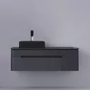 Тумба Shine 120 с МФУ подвесная антрацит
