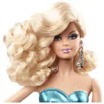 Кукла Barbie Look City Shine Blue (Барби сияние города синее платье)-1