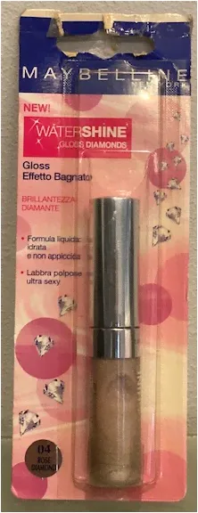 Maybelline water shine 04 Rose Diamond Gloss Brand New-0