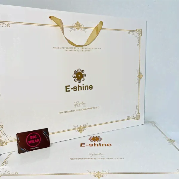 Постельное E-Shine 100% cotton в коробке евро