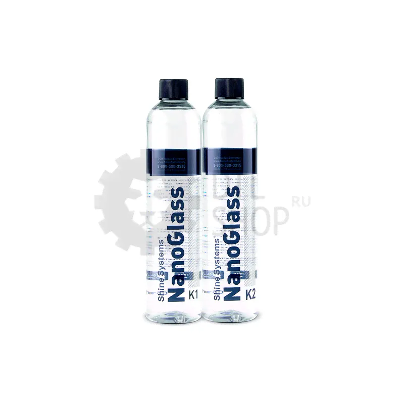 Shine Systems NanoGlass - защитное нанопокрытие для стекол (антидождь) K1(350мл) + K2(350мл)