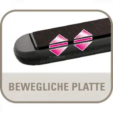Rowenta SF 3122 Optiliss Keratin & Shine Elite, Haarglätter(schwarz)