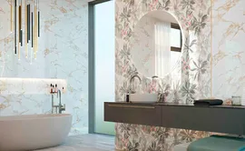 Керамогранит Creto Shine Flower 30x90 / Крето Шайн Фловер 30x90 (ND_P0380)