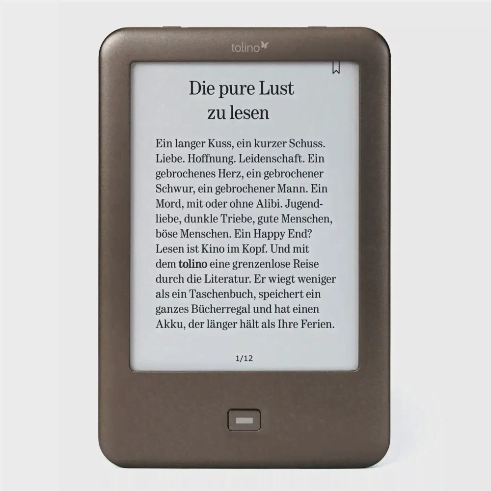 🛍 Портативная электронная книга Tolino Shine, 1 стр, e лампа для чтения, Wi-Fi, электронная книга Tolino shine 2 e-ink, 6 дюймов, 1024x758