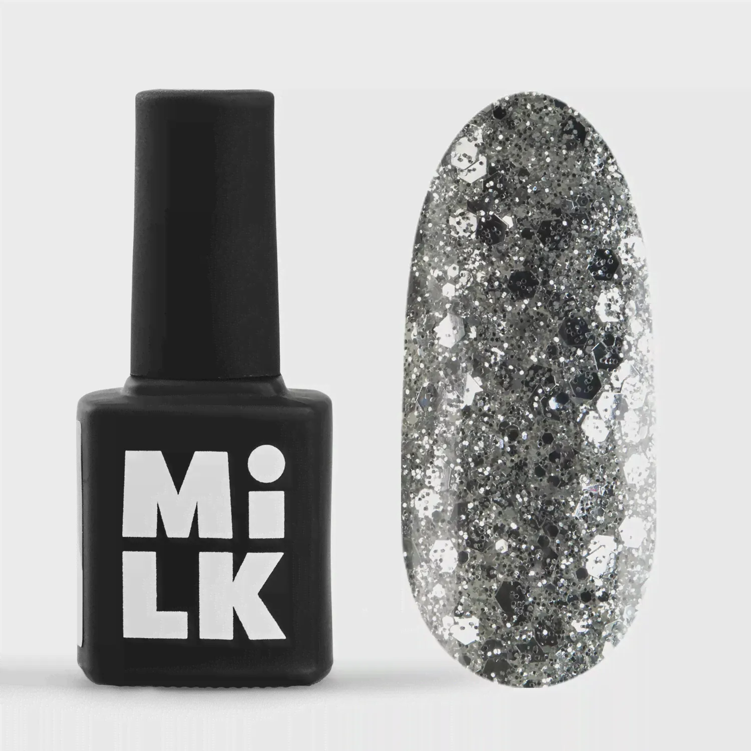MiLK, Гель-лак Shine Bright №432 Silver Nails (9 мл)