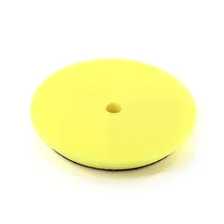 Shine Systems DA Foam Pad Yellow - полировальный круг антиголограммный желтый, 130 мм