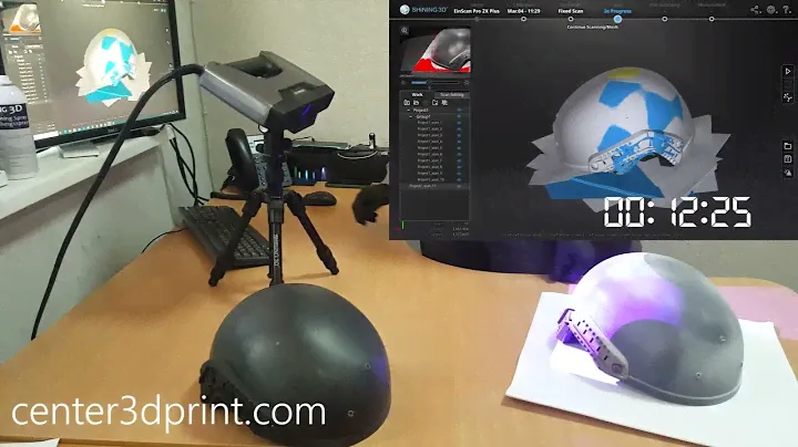 Скануємо шолом 3D сканером EinScan Pro 2X Plus від Shining 3D: процес і результат