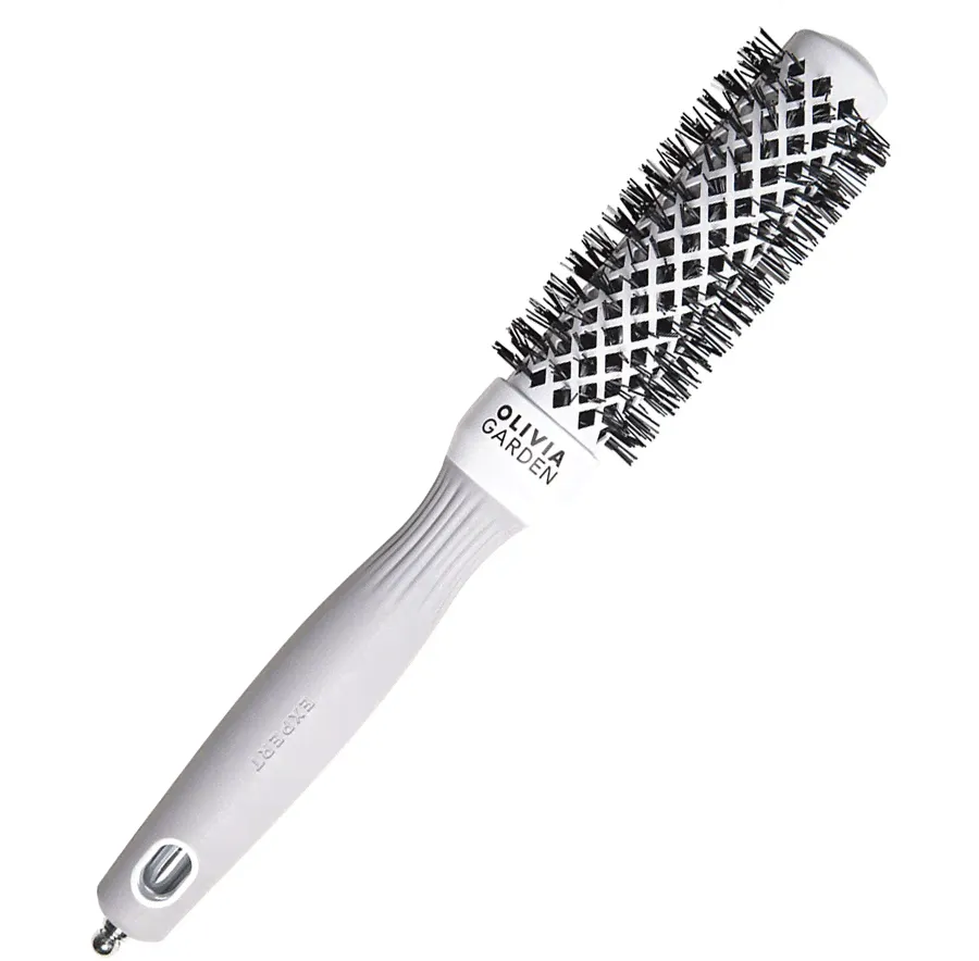 Olivia Garden Термобрашинг EXPERT BLOWOUT SHINE White&Grey 25 мм (020031)