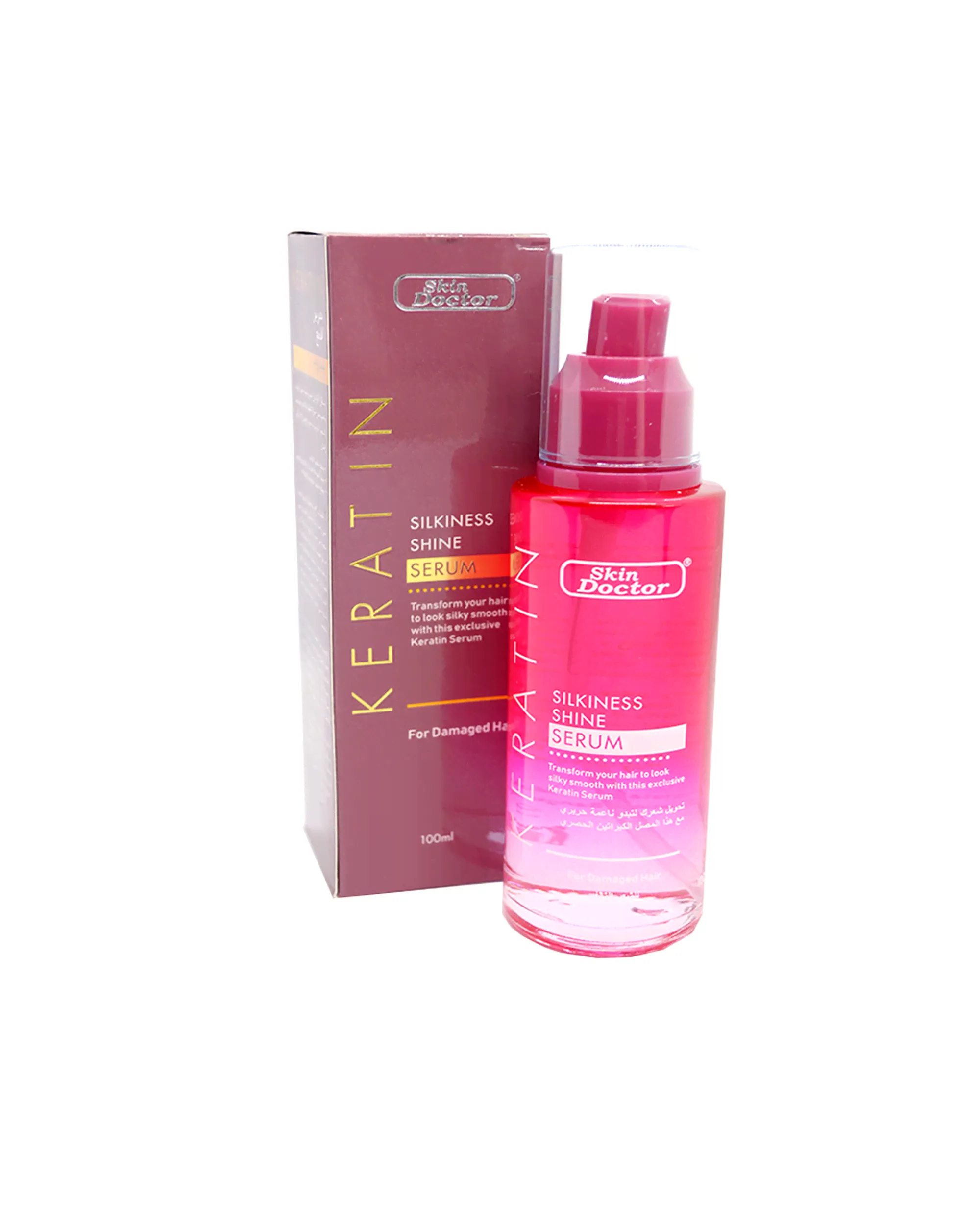 Skin Doctor Keratin Silkiness Shine Serum / Сыворотка с кератином для поврежденных волос 100 мл