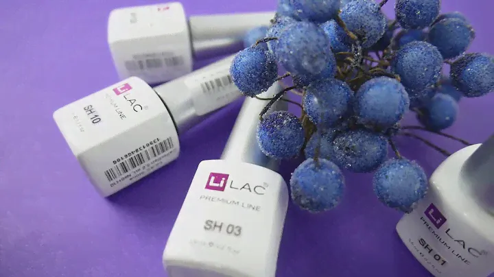 Обзор гель-лака LiLac| Коллекция Shine | гель-лак с блестками( шимером)|