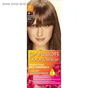 Краска для волос Garnier Color&Shine, без аммиака, тон 6.0, тёмно-русый