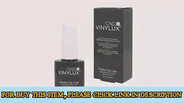 CND VINYLUX TOP COAT Weekly Polish Creative Nail Design Manicure Lacquer 05oz