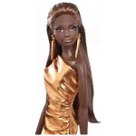 Кукла Barbie Look City Shine Bronze Dress (Барби сияние города бронзовое платье)