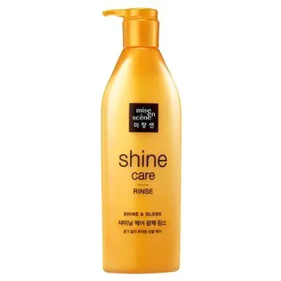 Кондиционер восстанавливающий для блеска волос Mise en Scene Shining Care Rinse Shine and Gloss 680ml