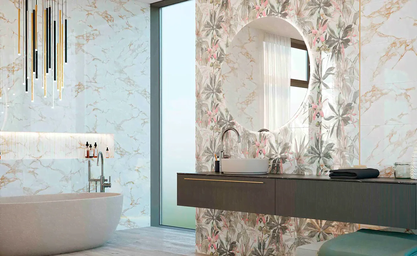 Керамогранит Creto Shine Flower 30x90 / Крето Шайн Фловер 30x90 (ND_P0380)-2