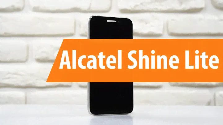 Распаковка Alcatel Shine Lite / Unboxing Alcatel Shine Lite