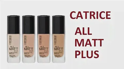 ТОНАЛЬНАЯ ОСНОВА CATRICE ALL MAT PLUS